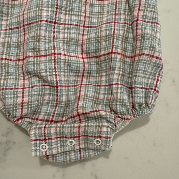 Dondolo Smocked Holiday Baby Boy Bubble - Picture 7 of 10